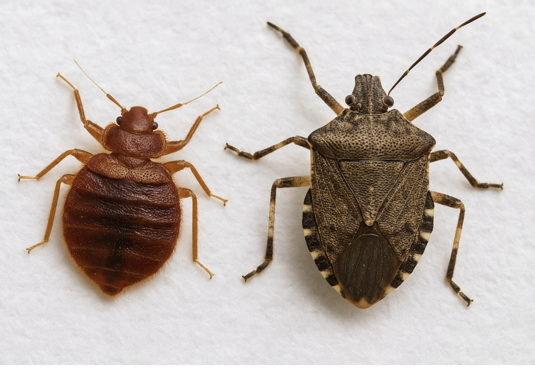 différences entre deux insectes sans ailes